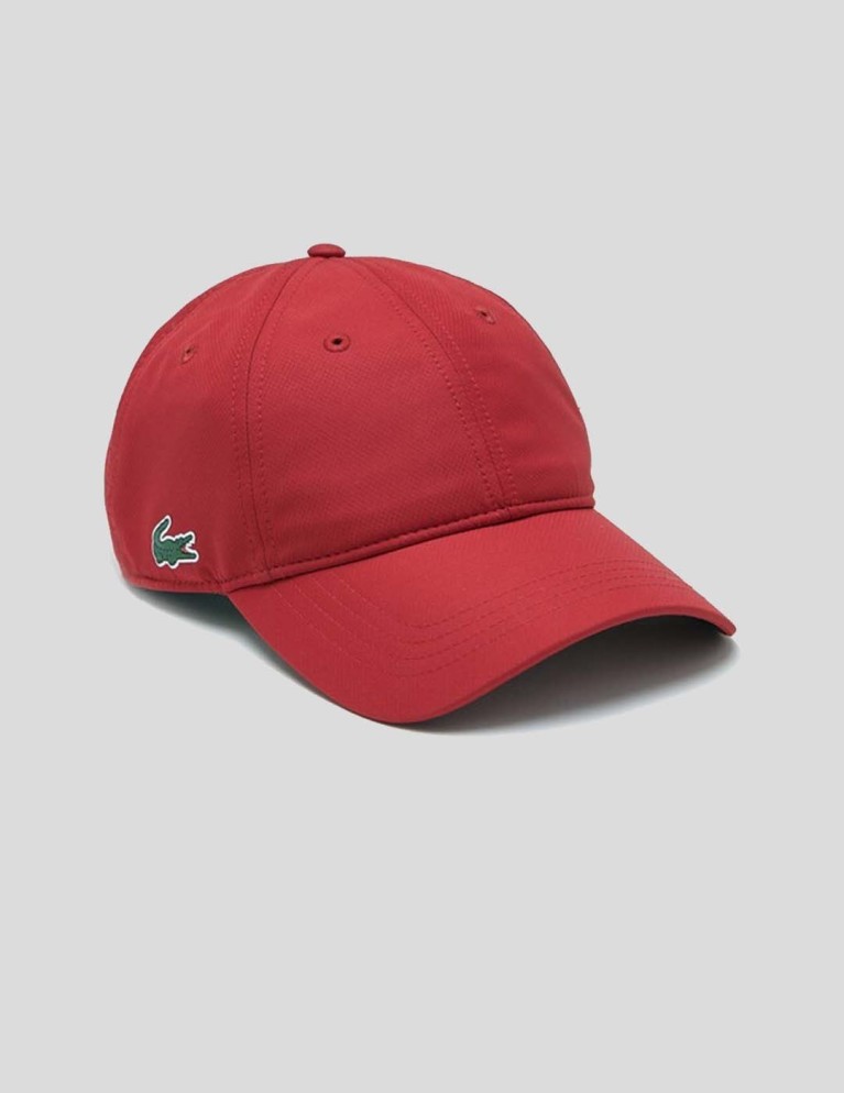 Gorra LACOSTE sport leve rouge